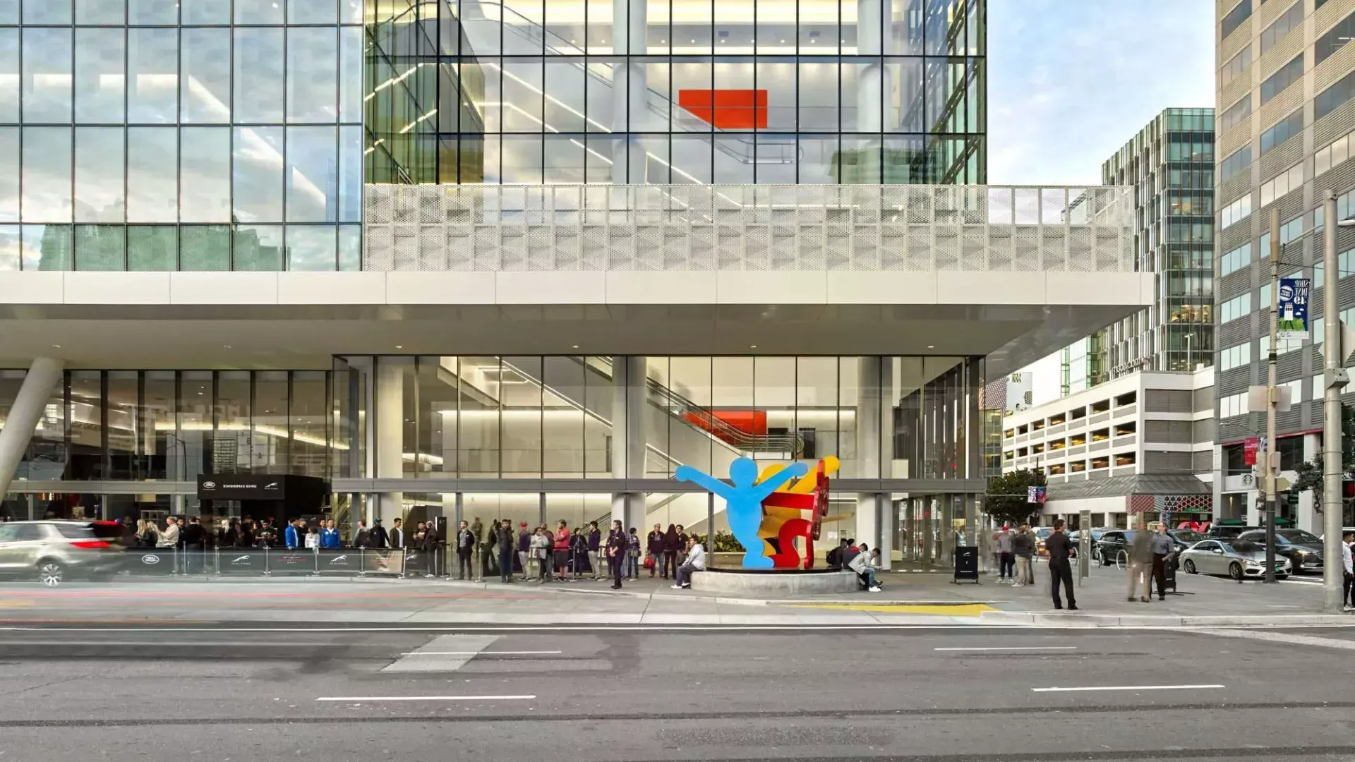 Exterior of San Francisco's Moscone Center.